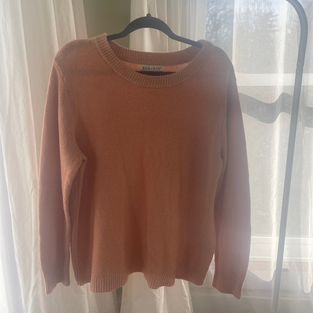 Peach Crewneck Sweater